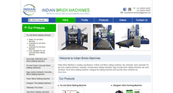 Desktop Screenshot of indianbrickmachines.com